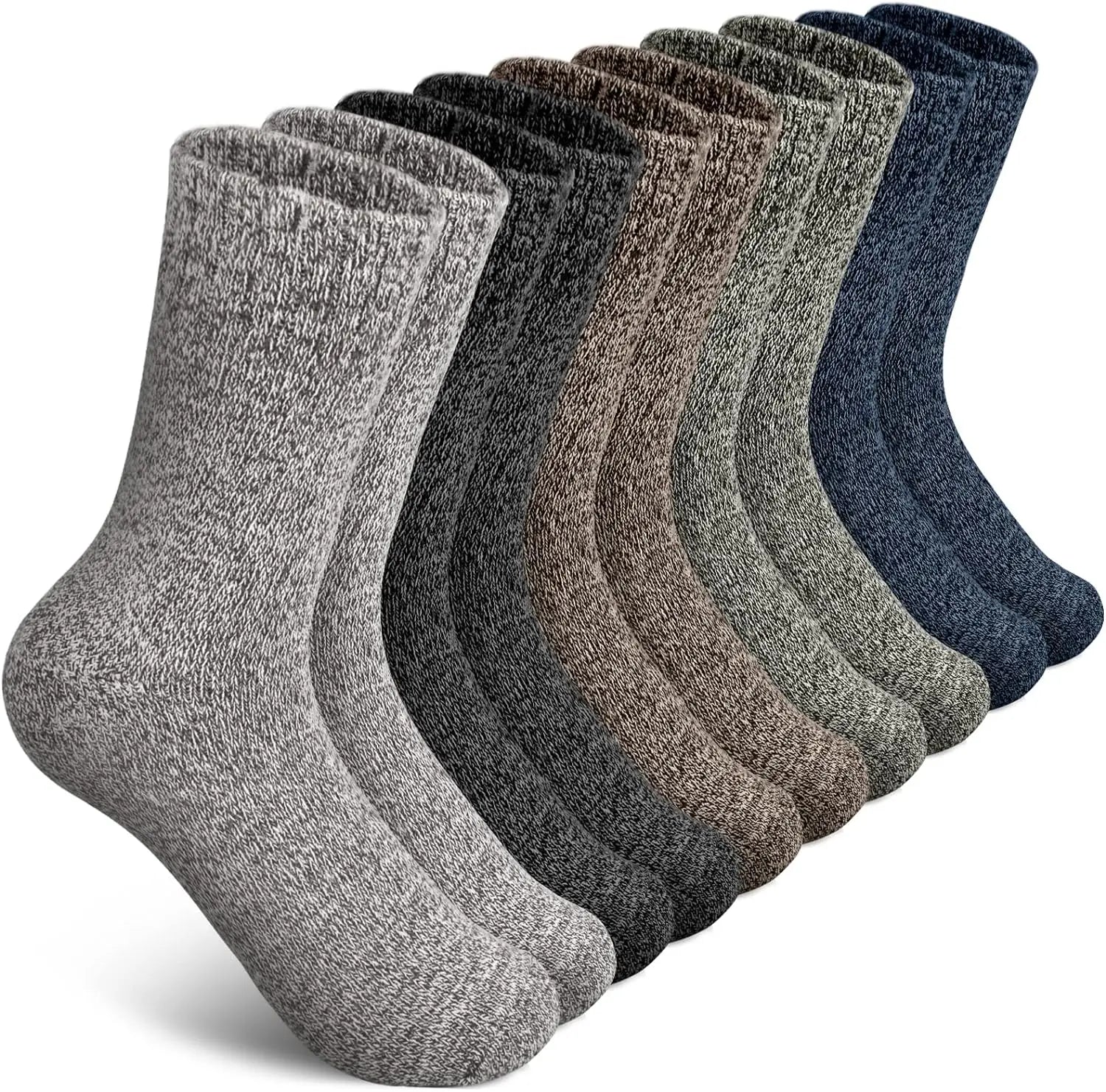 Men's Cotton Work Cushioned Crew Boot Socks Wicking Athletic for Sports Hiking Running Sports Custom Hot Warm Thick Sock