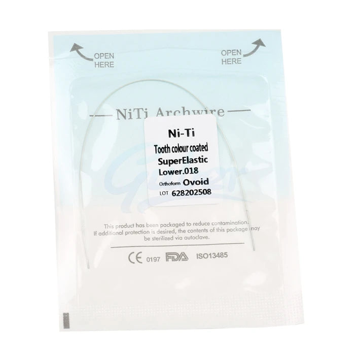 Orthodontic Niti Dental Arch Wires White and Colorful Ovoid Archwire Multi-Purpose Oral Hygiene Product