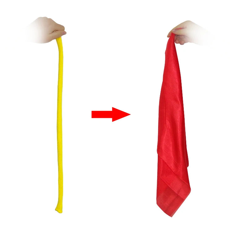 Professional High Quality Rope to Silk Magic Tricks Close up Magic Toy Easy to Learn for Kids