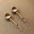 ESTICK Eco-Friendly Gourd-Shaped Bamboo Woven Tea Strainer Meng Zong Root Leak-Proof Leak-Proof Portable Everyday Use