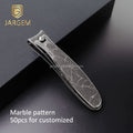 Support Custom Logo Durable Sharp Nail Cutter Marble Pattern Nail Clippers Tools
