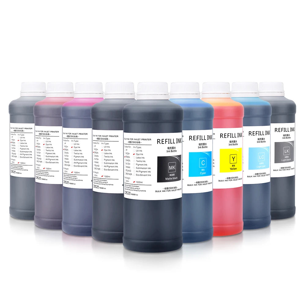 Ocbestjet Inkjet Printing 1 Liter Dye Tinta Ink for Epson 3880 Printer