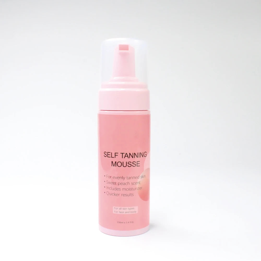 Hot Selling Organic Sunless Self Tanner Mousse Streak-Free Body Tanning Cream