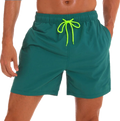 Summer Custom Logo 15 Colors Quick Dry Men's Surf Board Mesh Inside Beach Shorts Fitness Gym 100% Nylon Men Beach Shorts