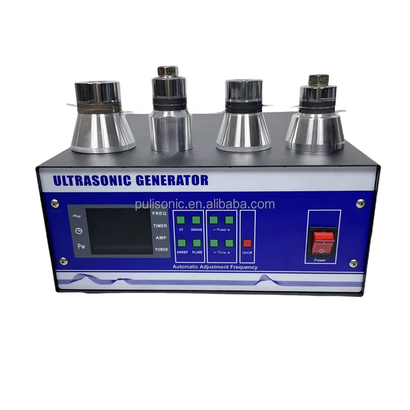 New Automatic Ultrasonic Generator System with Digital Control Large Frequency Range and Automatic Frequency Adjustment