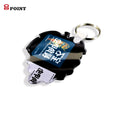 8Point Sublimation Acrylic Material Blank Keychain Single-sided Printing Plexiglass Pendant Personalized Customization