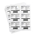 Our Good Quality Wholesale Inkjet Large  A4  Size Self-adhesive  Package Transparent PET Label Sticker Printer Cutter