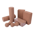 Eco Custom Yoga Blocks Organic Natural Cork Yoga Block Set