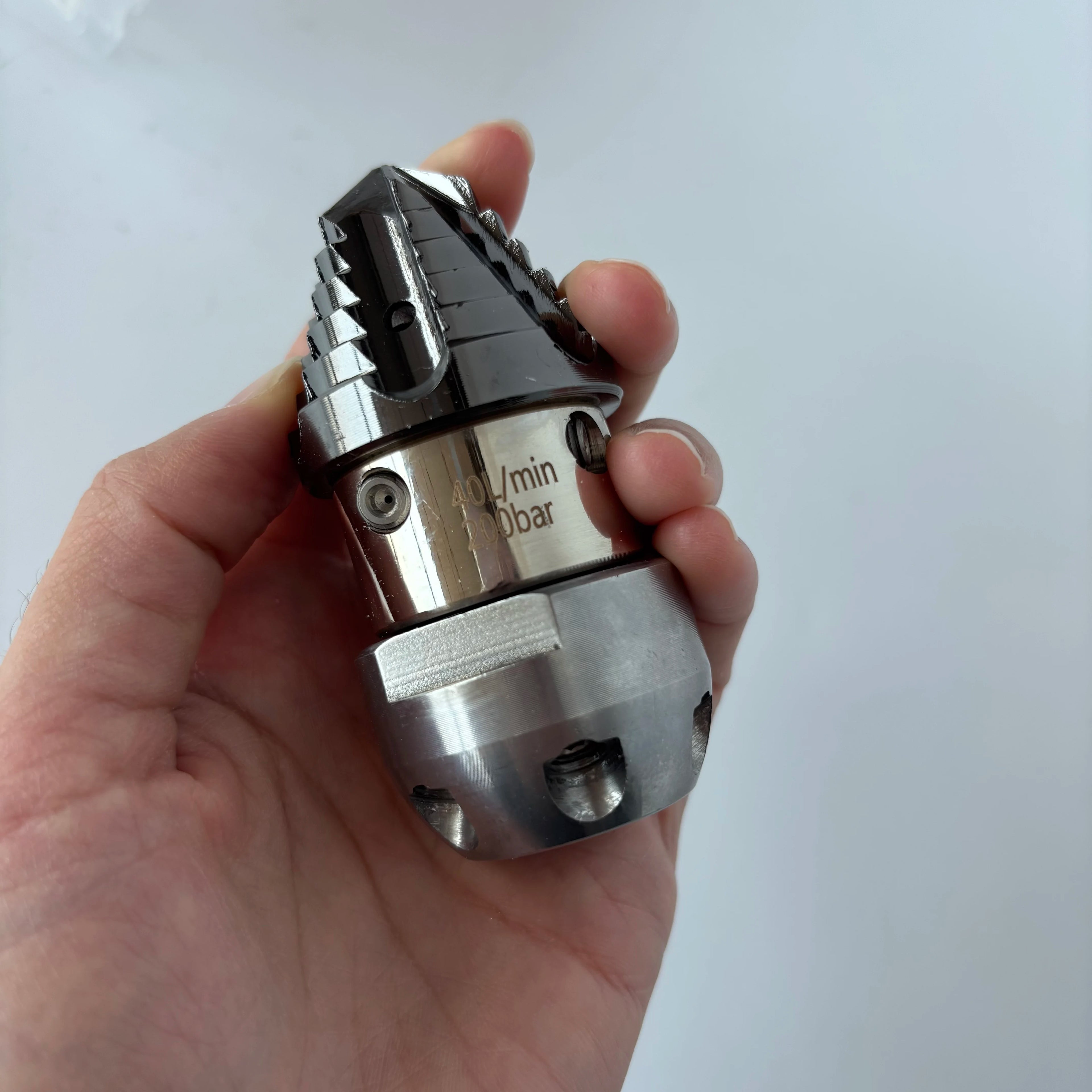 40LPM 1/2female 180bar Heavy Dirt High Pressure Sewer Cleaning Jetter Nozzle
