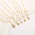 2023 MICCI New Trendy Zircon Stone Pendant Necklace Women Jewelry Stainless Steel Star Pendant Necklace With Zircons