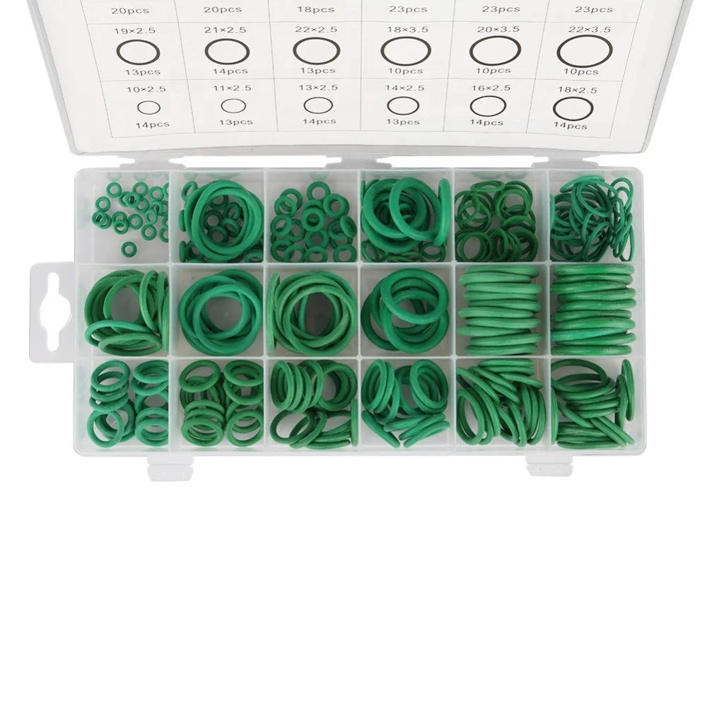 270PCs/279PCs Seal O-Ring Assortment Kit NBR Rubber Washer Gaskets With Plastic Box NBR Rubber Seal Rings