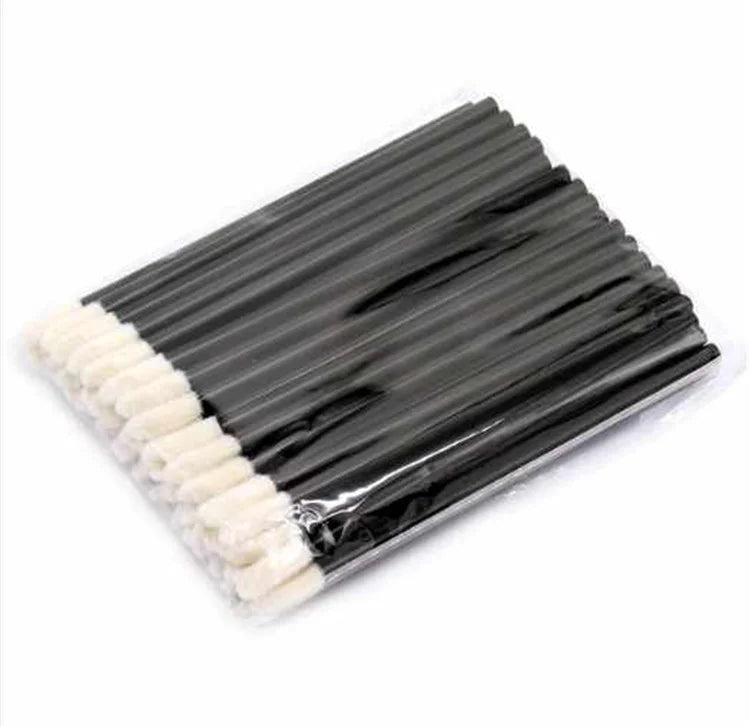 Wholesale Disposable Lipstick and Lip Gloss Applicator Nylon Lip Brush with Handle Used for Lip Liner Makeup
