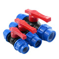 20mm 25mm 32mm Tube Water Tap Quick Connector Ball Valve Tap PE Pipe Fittings for Irrigation