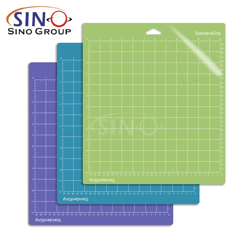 Long Lasting 12x12'' Adhesive Sticky Mats Cardstock Silhouette Cameo Home DIY Cutting Pads for Handmade Papers
