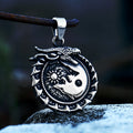 SS8-988P Stainless Steel Viking Dragon Wolf Pendant for Men Cool Pendant Fashion Animal Jewelry Wholesale