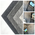 100% PP Waterproof Metallic Needle Punched 4mm Thickness Felt 4 Way Stretch Carpet for Van Lining