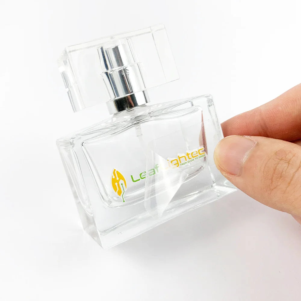 Custom Premium High Quality Clear Die Cut 3D UV Transfer Sticker for Branding on Product Gift Box Package