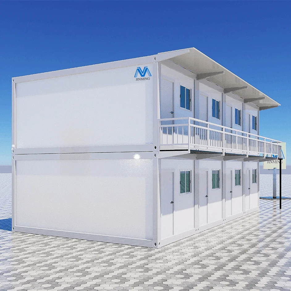 Temporary Apartment Prefab Modular Container Homes 20 Bedroom Detachable House Engineering Prefabricated House
