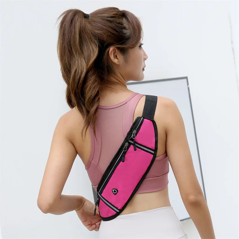 Outdoor Sports Bag Fitness Men's and Women's Running Waist Bag Anti-theft Mobile Phone Cosmetics Bag Intimate Sports Cycli