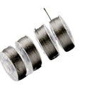Industrial Dyed Temperature Resistance Wire High Strength Conductive Stainless Steel Sewing Thread Metallic Yarn for Touch