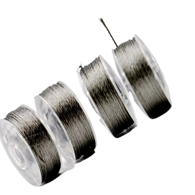 Industrial Dyed Temperature Resistance Wire High Strength Conductive Stainless Steel Sewing Thread Metallic Yarn for Touch