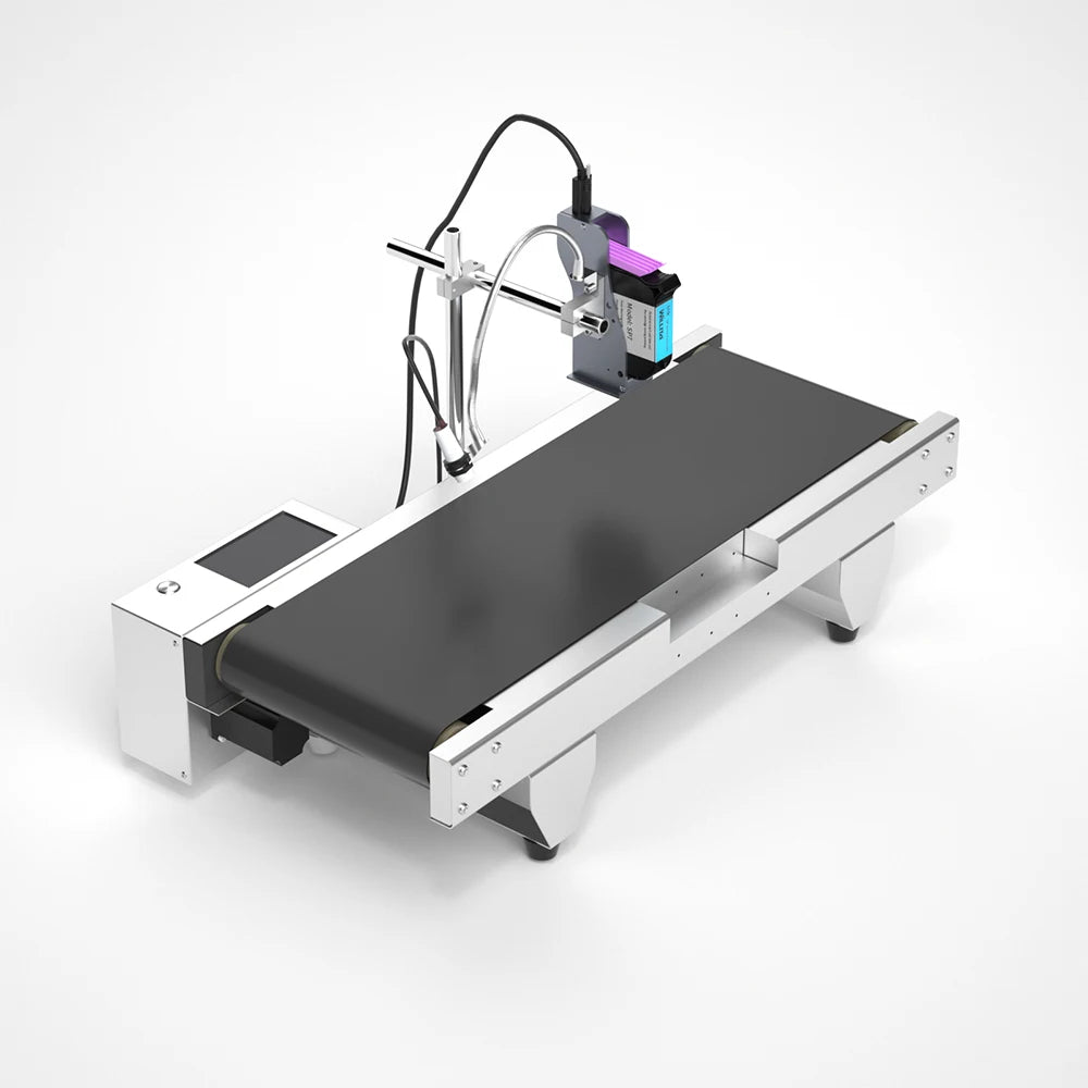 Mini Tij Printer with Portable Conveyor Belt for Logo Date Batch Printing Machine on Small Business