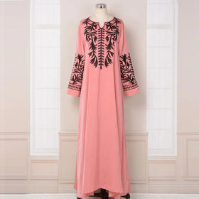 Wholesale Exquisite Graceful Islamic Clothing Women Fournisseur Robe Abaya Dubai Turquie Papillon Modest
