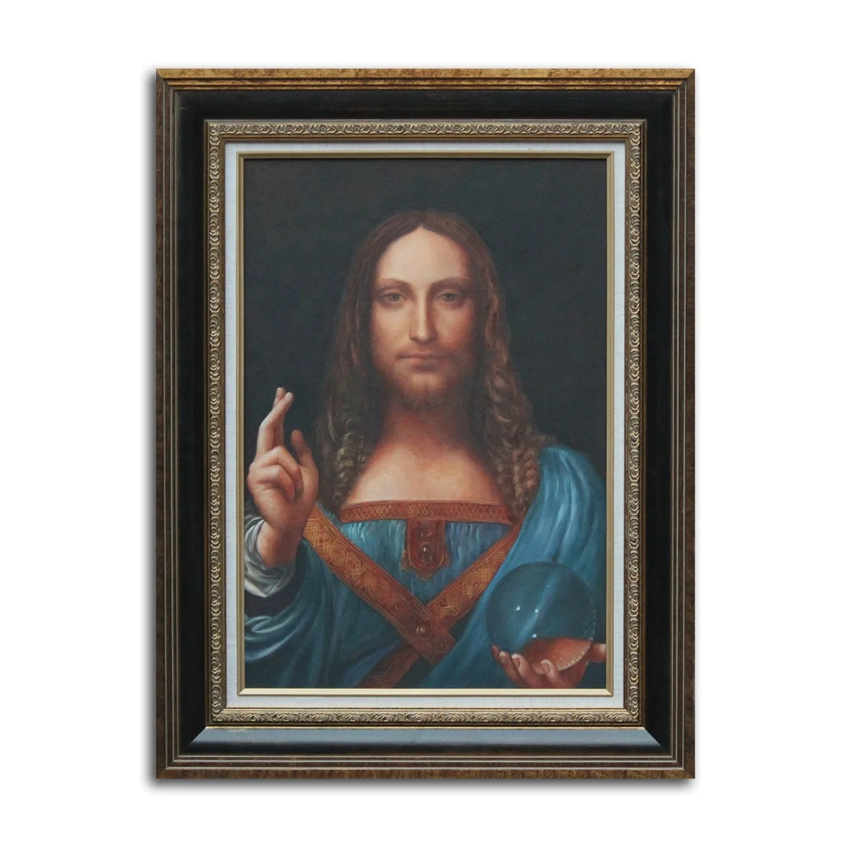 Mundi by Leonardo Da Vinci Modern Oil Handmade Painting on Canvas Environmentally Friendly Indoor Portrait