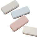 Customized Logo Large Capacity PP Macaron Color Pencil Case School Student Kids' Stationery Pencil Pouch Durable Plastic