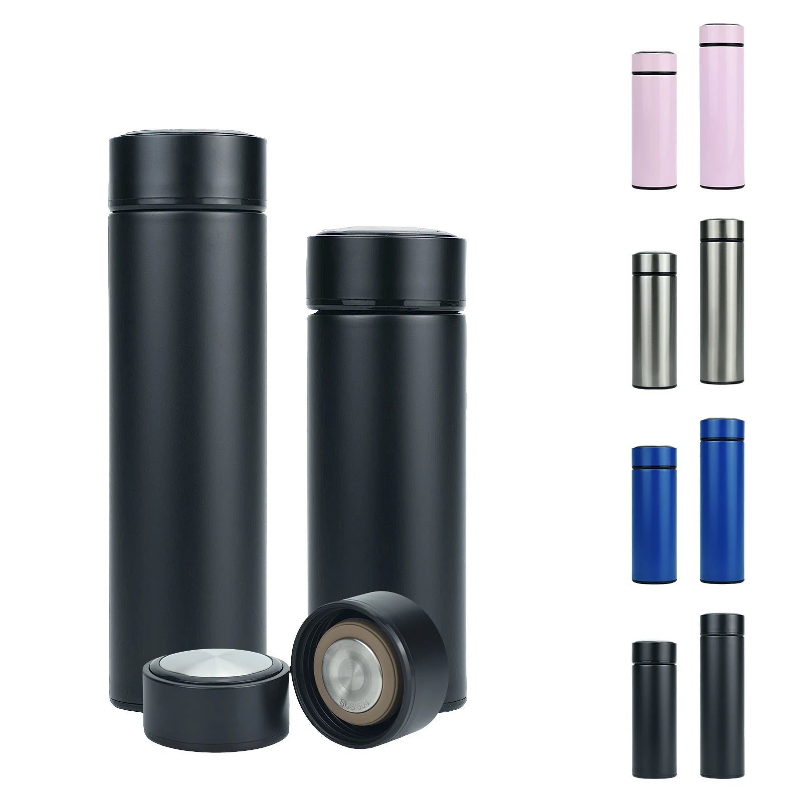 Eco-friendly Double Wall Thermos Business Cup 350ML/500ML Stainless Steel Vacuum Bottle Insulated Vacuum Flask Thermal With Lid