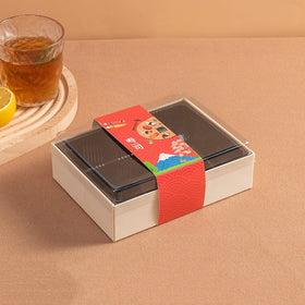 Disposable Takeaway Pastry Dessert Bakery Tiramisu Cake Veneer Cheese Food Container Packaging Boxes Wooden Sushi Box