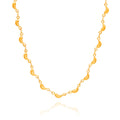 Chris April Trendy Jewelry 316L Stainless Steel 18k PVD Gold Drop Minimalist Link Dolphin Chain Necklace for Women