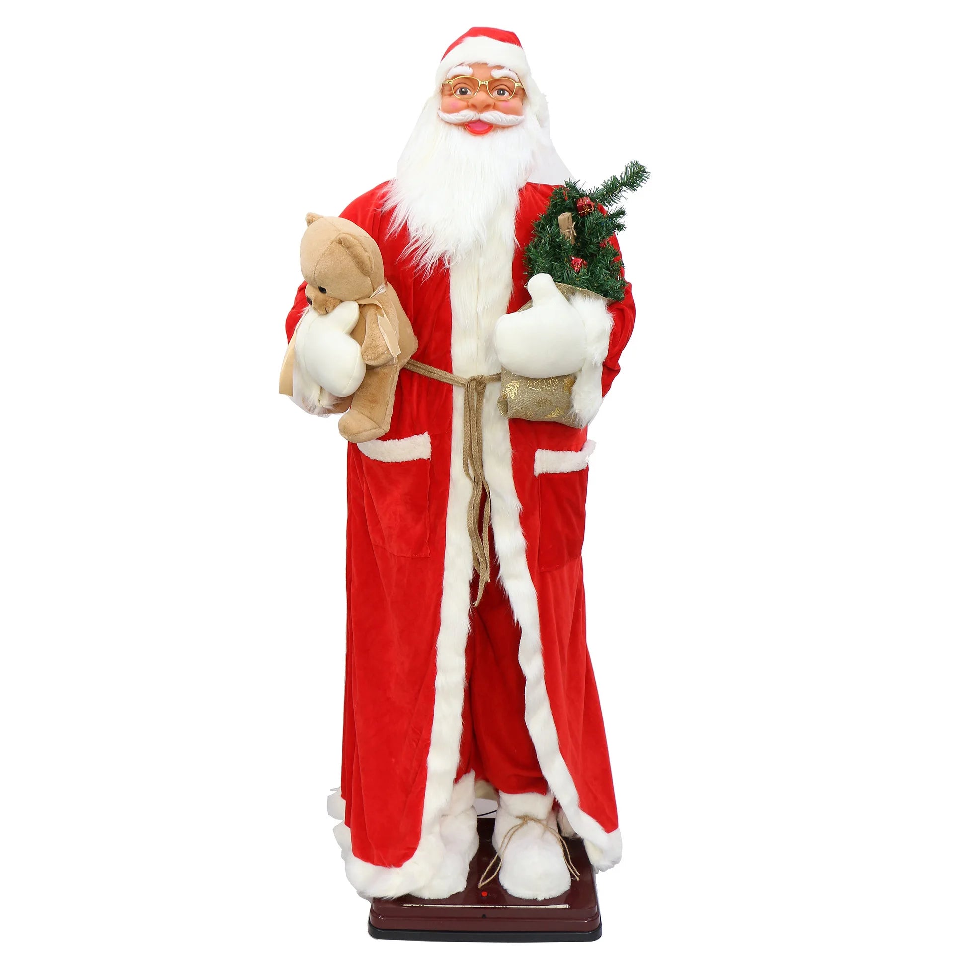 Christmas 2025 Santa Claus Doll 1.8m Electric Dancing Santa Claus Musical Santa Claus Christmas Decoration in Shopping Malls