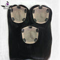 Hot Sale Womens Hair Replacement System Remy Human Hair Extensions Clip in Silk Base Topper 100% Human Hair Toupee Women