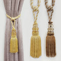 Curtain Tassel Curtain Tiebacks Tracks Woven Tiebacks Crystal Holdbacks Home Decorative Tassels