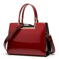 Fashion Top Quality Ladies Elegant Tote Bag Lady Glossy Patent Leather Hand Bags Purses and Handbags for Women