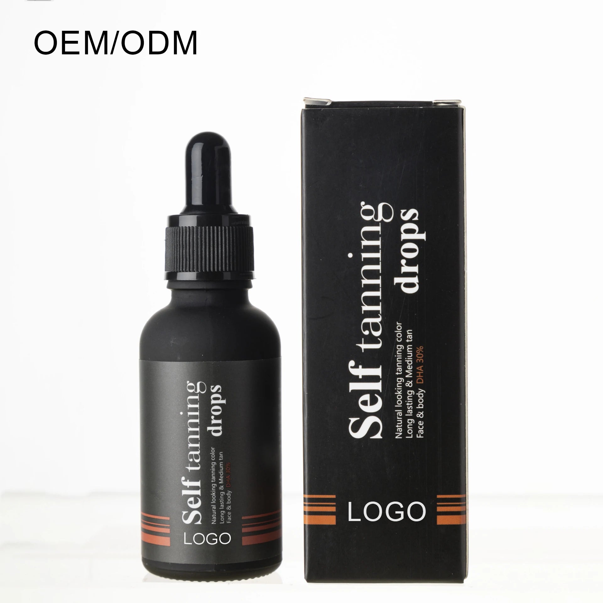 AiXin Private Label 30ML Long Lasting Bronzing Glowing Dark Skin Tan Accelerator Sunless Self Tanner Tanning Drops Tanning Oil