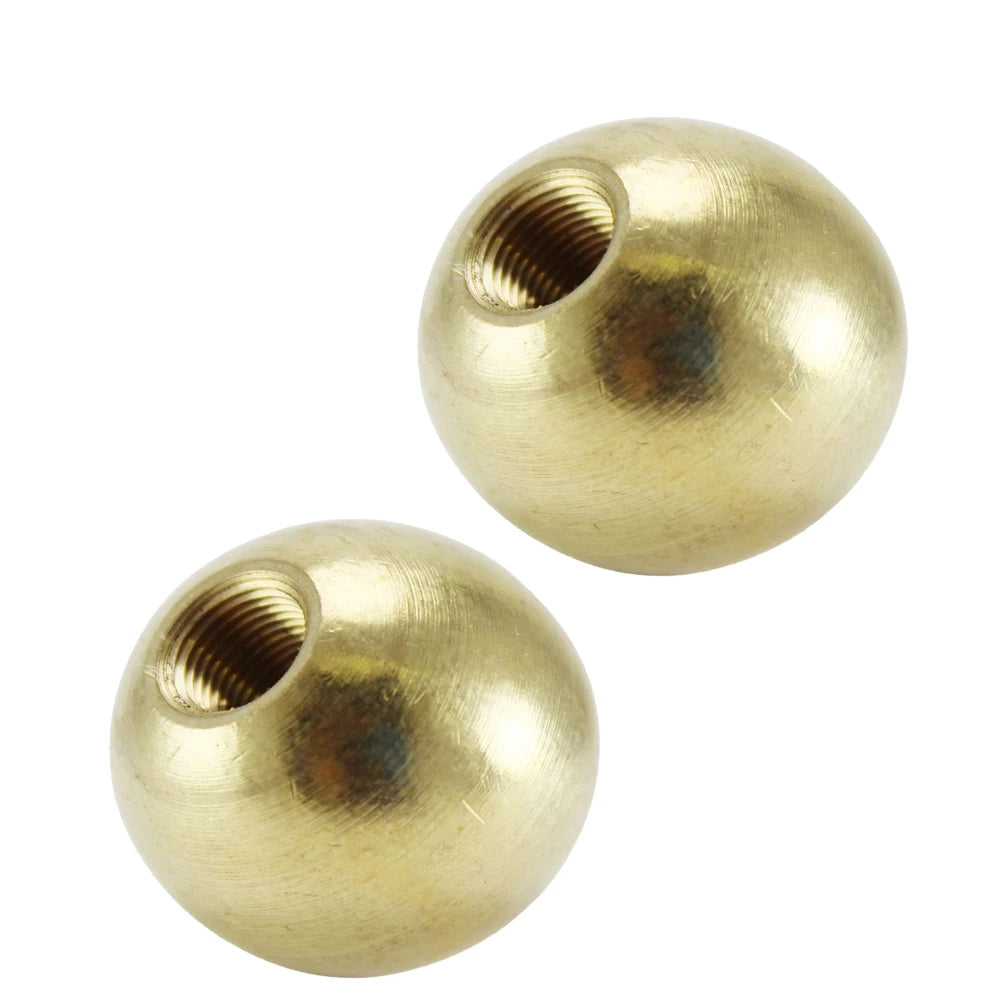 Custom CNC Turning Lamp Part Turned Solid Ball Beads Cnc Brass Turning Parts