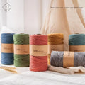 Wholesale Good Quality Core Braided Cotton Rope 3mm Macrame Cord 100m