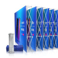 FEAMONT Portable Aluminium Flagpole Printed Fabric Display Backdrop Wall Pop up Stand for Advertising Sports Promotion Events