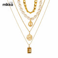 Women's Multilayer Punk Chain Choker Pendant Necklace Fashion Jewelry Gift