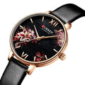 2023 Curren 9059 Ladies Quartz Watch for Women Fashion Casual Dress Ultra-thin Clocks Retro Elegant and Refined Romantic Style w