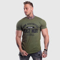 Bucks Tee Men's 60/40 Cotton Polyester Interlock 140g Regular Fit Short Sleeve O-Neck Casual Solid Blank T-Shirt Breathable