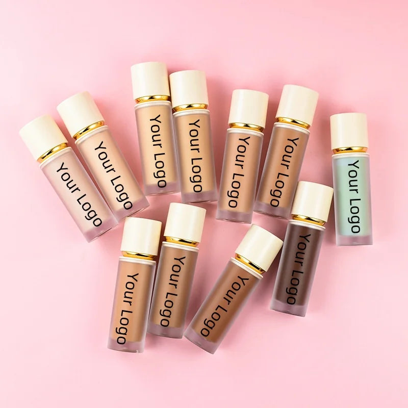 OEM Waterproof Long Lasting Natural Liquid Concealer Private Label Cosmetic Lightweight Full Coverage Moisturizer Concealer