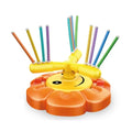 Toyhome Hot Selling Summer Toy Sprinkler for Kids Playing Water Game Outdoor Toy Rotating Sunflower Water Sprinkler Toy