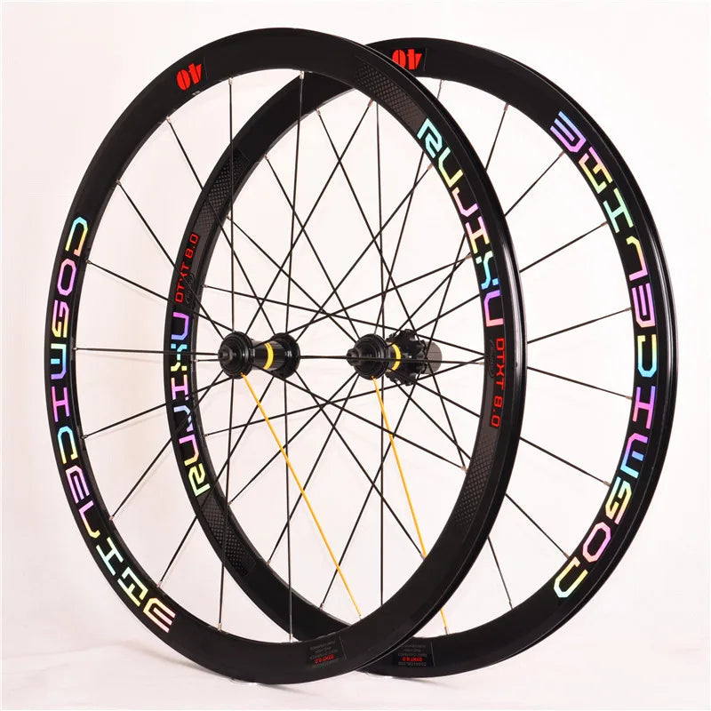 40mm Road Bicycle Wheelset with 700*23C 25C 28C V/C Brake Wheels Rims High-quality Road Bike Wheelset