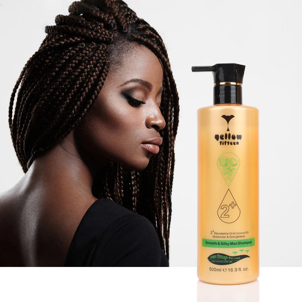 Anti Dandruff Moisture Natural Coconut Oil Max Strength Hair Shampoo for Virgin Damaged Kinky Hair