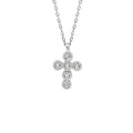 Elegant Jewellery Free Shipping Joyas De Plata 925 Cubic Zircon 925 Sterling Silver Cross Pendant Necklace