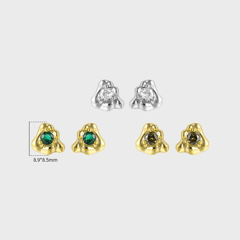 VIANRLA Earring Jewelry Zircon Stone Earrings Fashion Women's Jewelry Laser Custom Logo