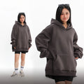 2024 Fall Winter Outfits Oversized Fleece Long Sleeve Comfy Plus Size Pullover Sweatshirts Women's Hoodies Sweatshirts
